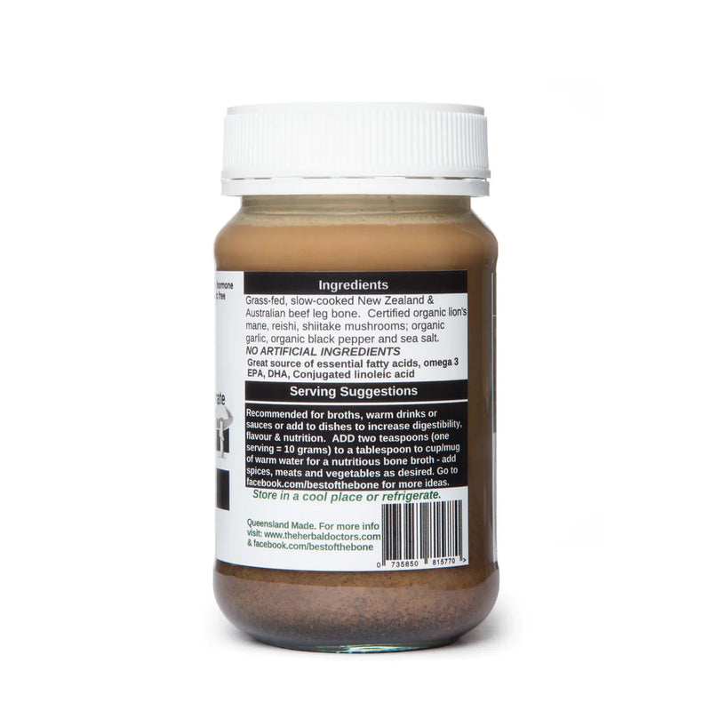 Load image into Gallery viewer, Best Of The Bone Beef Bone Broth Healing Mushroom 390g