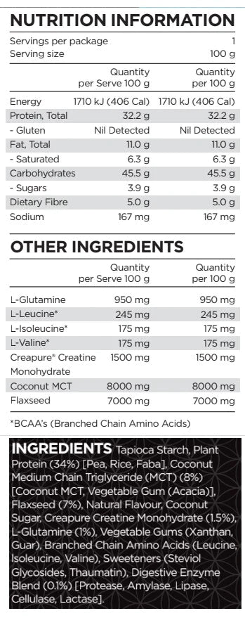 Load image into Gallery viewer, Prana Natural Mass Vanilla Shake 2.5kg