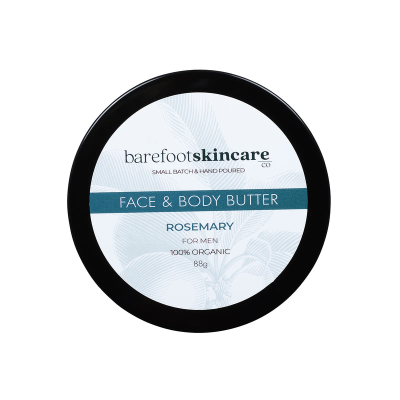 Load image into Gallery viewer, Barefoot Face & Body Butter Rosemary 100g