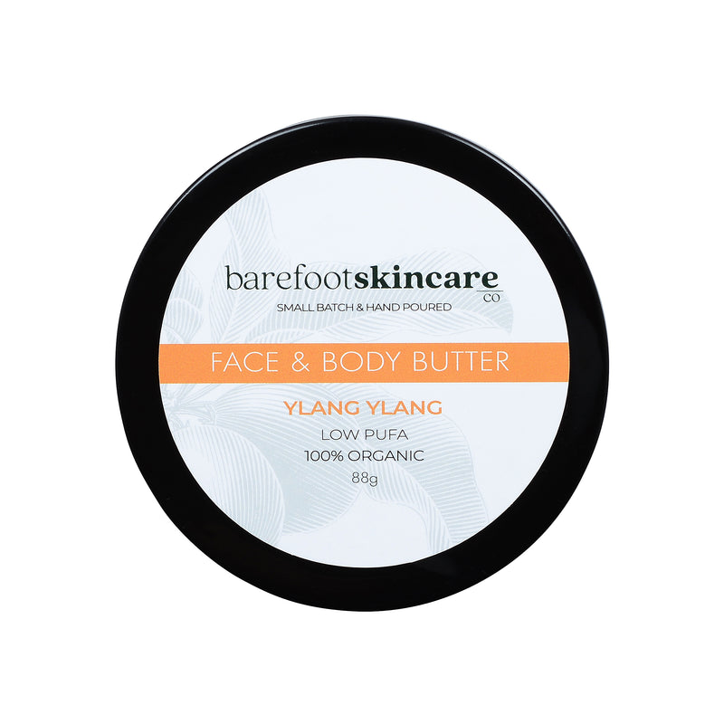 Load image into Gallery viewer, Barefoot Face & Body Butter Ylang Ylang 100g