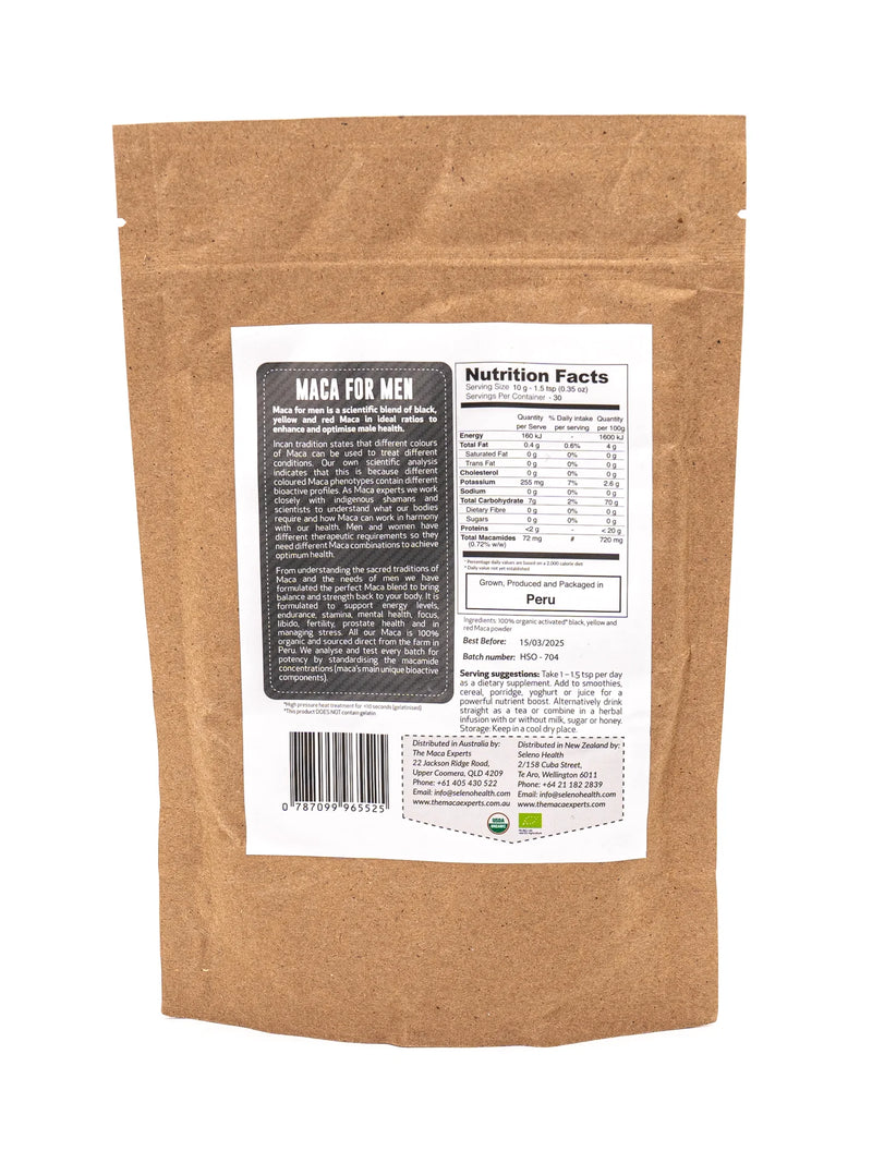 Load image into Gallery viewer, Seleno Health Maca for Men 300g