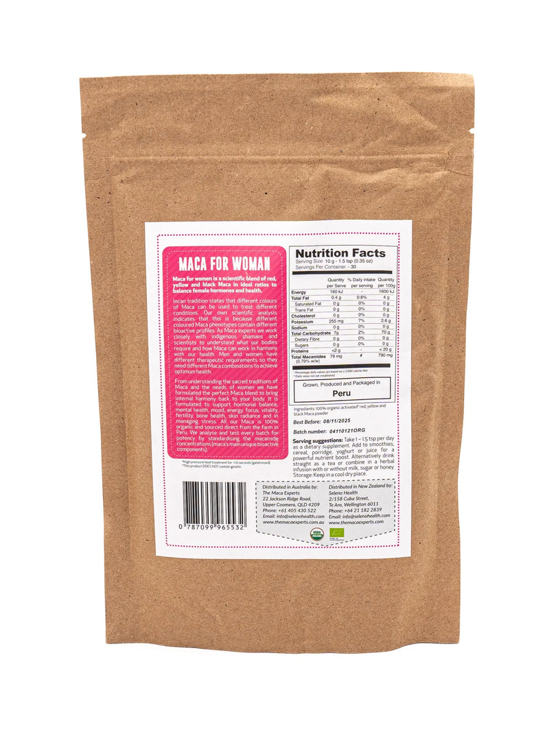 Load image into Gallery viewer, Seleno Health Maca for Women 300g
