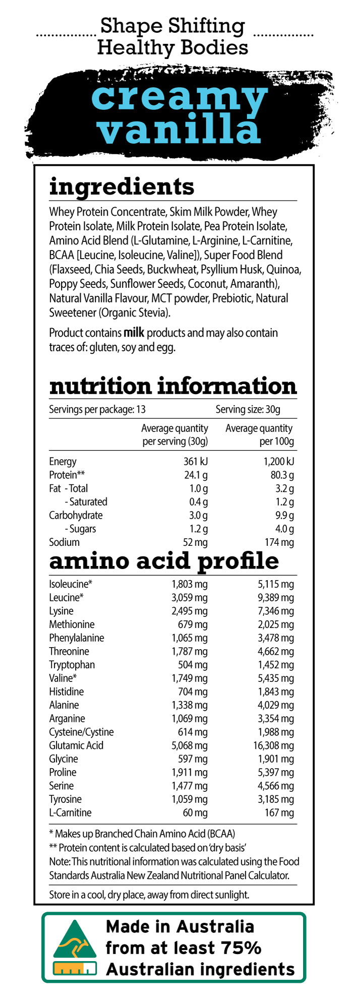 Load image into Gallery viewer, White Wolf Whey Better Protein Blend Creamy Vanilla 990g