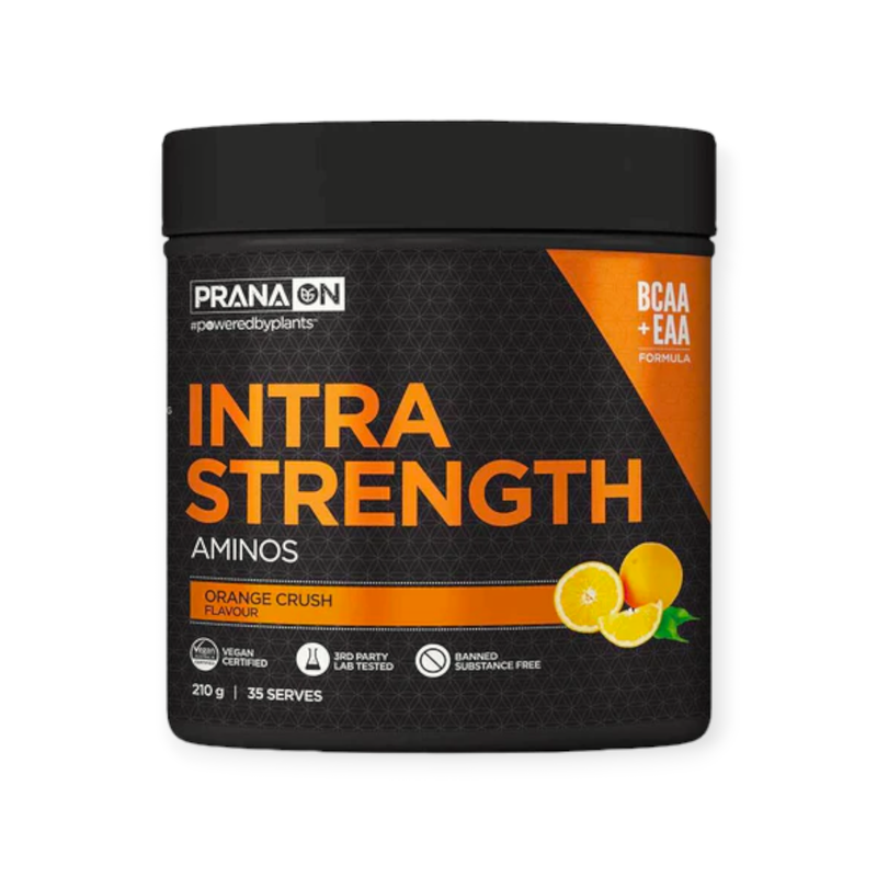 Load image into Gallery viewer, Prana Intra Strength Aminos Blood Orange 210g