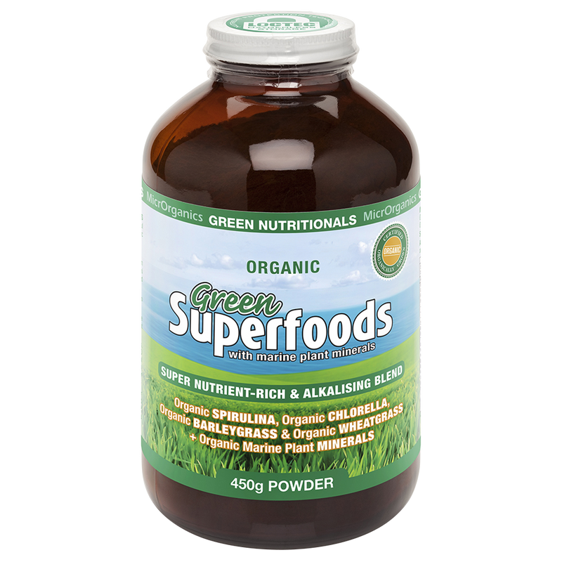 Load image into Gallery viewer, Microrganics Green Nutritionals Green Superfoods Powder 450g
