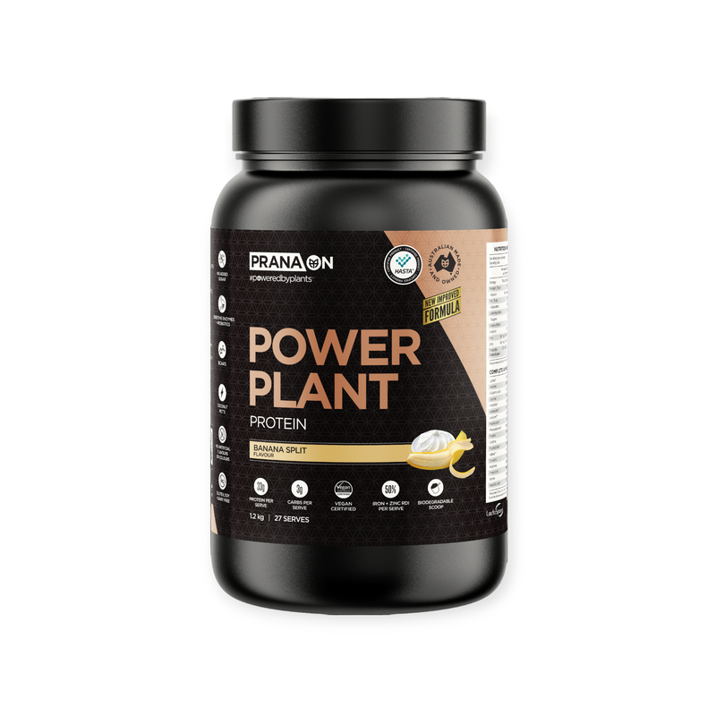 Load image into Gallery viewer, Prana Power Plant Protein Banana Split 1.2kg