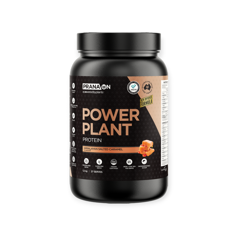 Load image into Gallery viewer, Prana Power Plant Protein Himalayan Salted Caramel 1.2kg