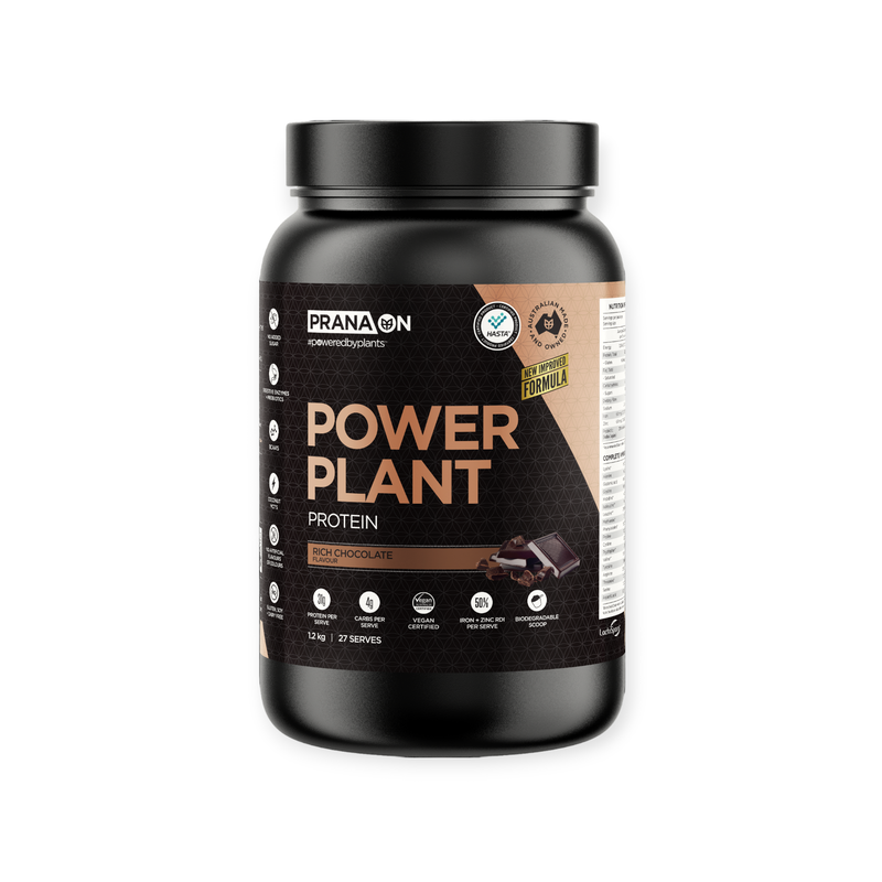 Load image into Gallery viewer, Prana Power Plant Protein Rich Chocolate 1.2kg