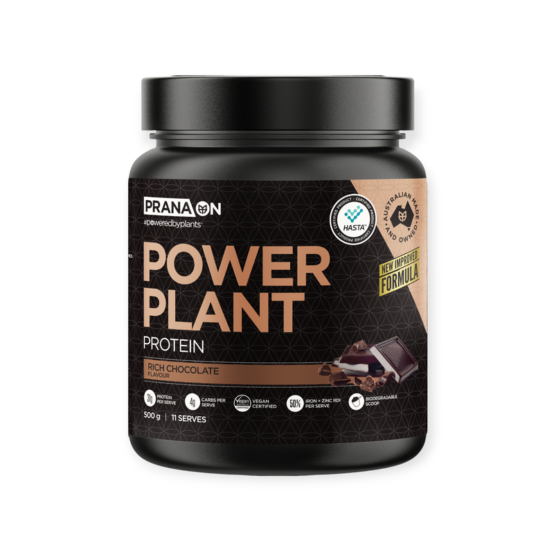 Load image into Gallery viewer, Prana Power Plant Protein Rich Chocolate 500g