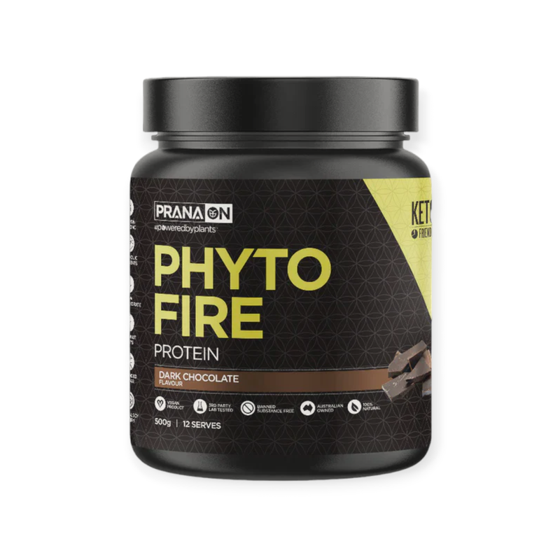 Load image into Gallery viewer, Prana Phyto Fire Protein Dark Chocolate 500g