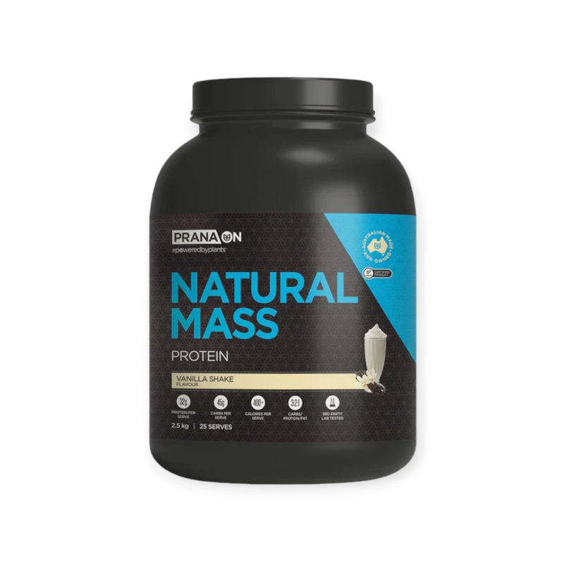Load image into Gallery viewer, Prana Natural Mass Vanilla Shake 2.5kg