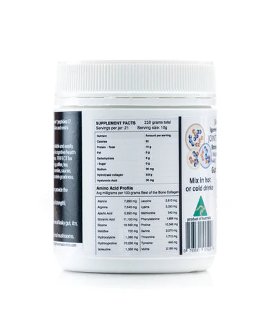 Best Of The Bone Multi-Collagen Protein Mushroom 210g powder