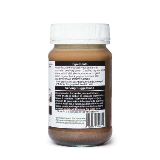 Best Of The Bone Beef Bone Broth Healing Mushroom 390g