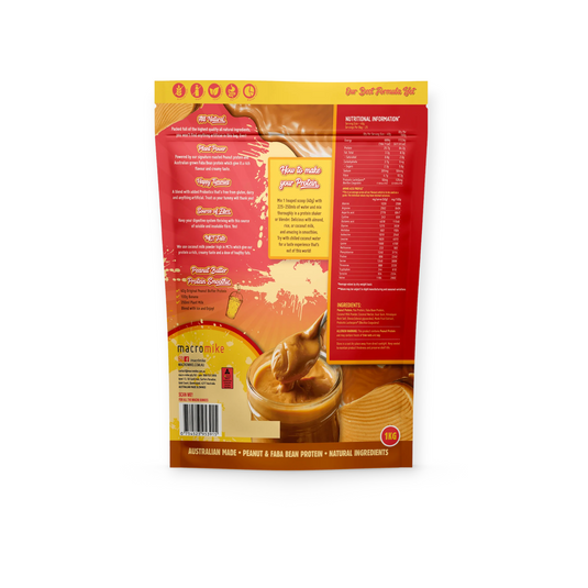 Macro Mike Peanut Plant Protein Original Peanut Butter 1kg