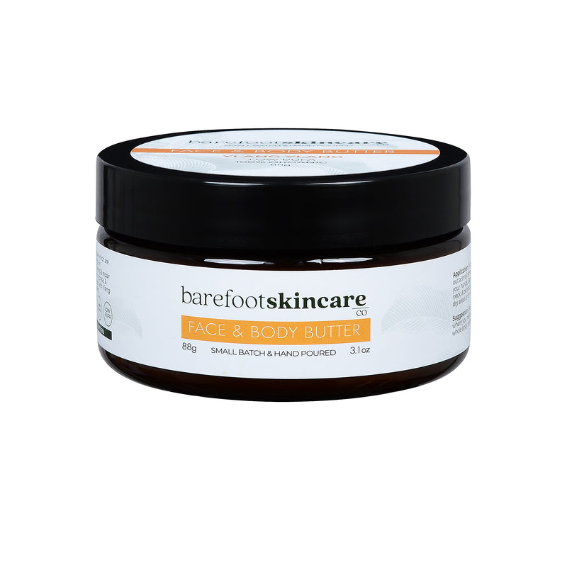 Load image into Gallery viewer, Barefoot Face &amp; Body Butter Ylang Ylang 88g

