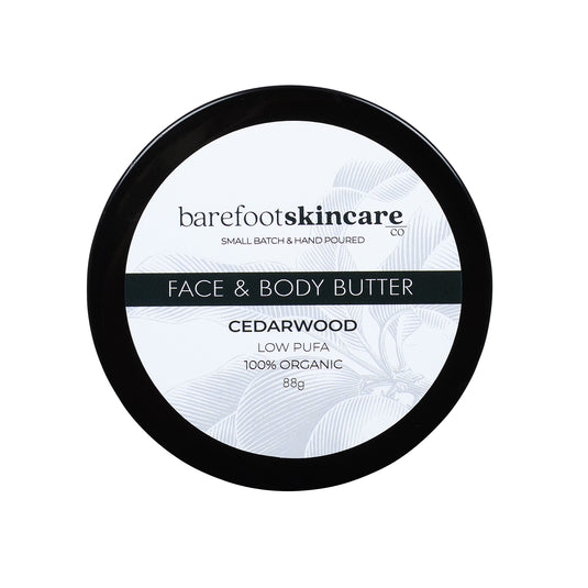 Barefoot Face & Body Butter Cedarwood 88g