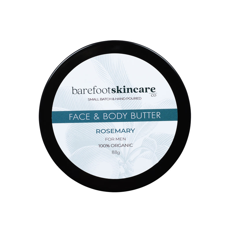 Load image into Gallery viewer, Barefoot Face &amp; Body Butter Rosemary 88g
