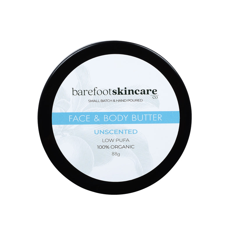 Load image into Gallery viewer, Barefoot Face &amp; Body Butter Unscented  88g
