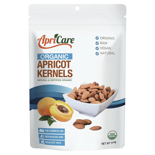 APRICARE Apricot Kernels Organic Raw 500g