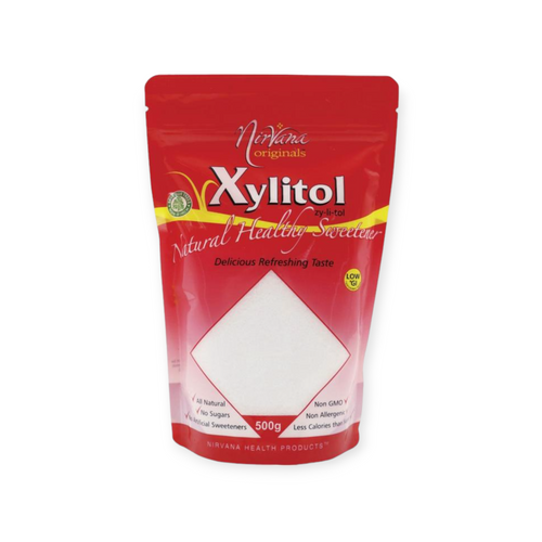 Nirvana Originals Xylitol Stand-Up Pouch Ziplock 500g