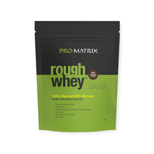 Pro-Matrix Rough Whey Pasture Fed WPI (organic dark chocolate & coconut flavour) 2kg
