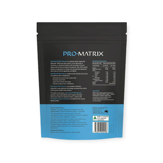 Pro-Matrix Wild Whey Pasture Fed WPI (organic vanilla flavour) 2kg