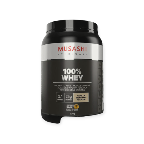 Musashi 100% Whey Vanilla Milkshake 900g