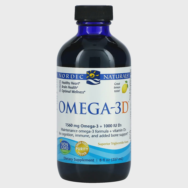 Load image into Gallery viewer, Nordic Naturals Omega-3D Liquid 237ml
