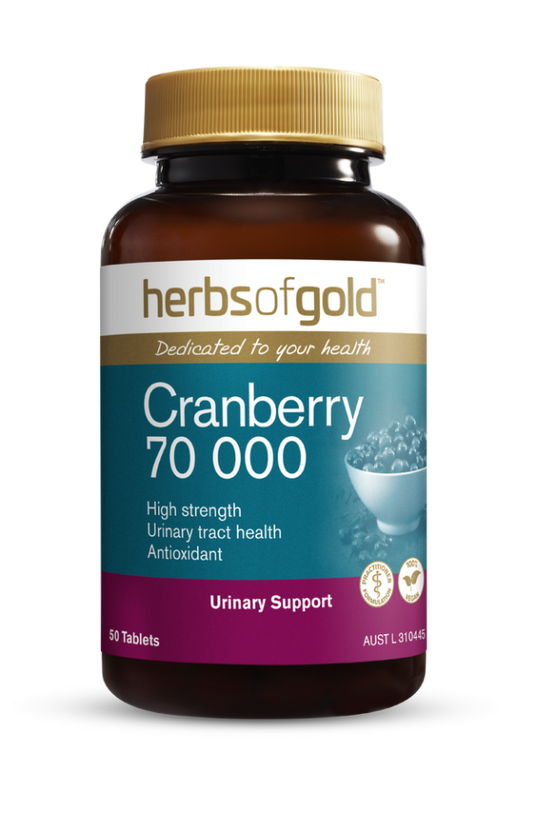 Herbs of Gold Cranberry 70,000 50 tablets