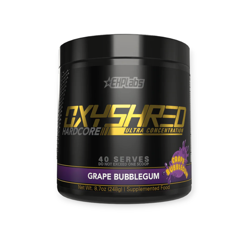 EHP Labs OxyShred Hardcore Grape Bubblegum 40 servings