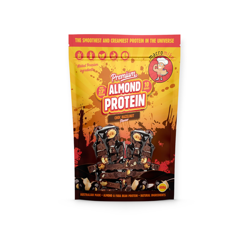 Load image into Gallery viewer, Macro Mike Premium Almond Choc Hazelnut 400g
