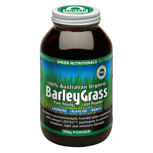 Microrganics Green Nutritionals Organic Barley Grass Powder 200g
