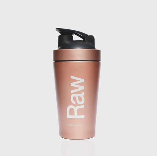 Amazonia Raw Stainless Steel Shaker Gold 500ml