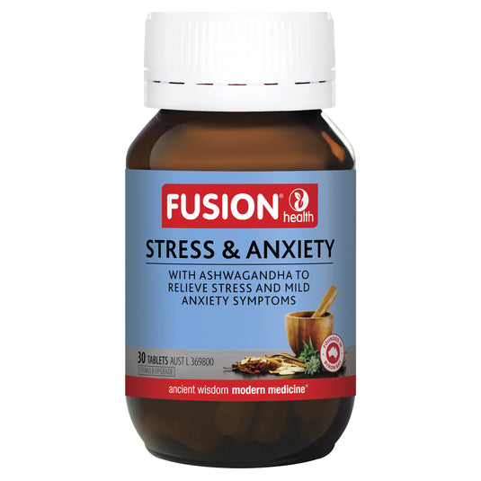 Fusion Health Stress & Anxiety 30 tablets