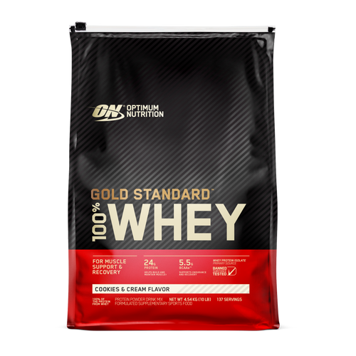 Optimum Nutrition Gold Standard 100% Whey Cookies & Cream 4.54kg