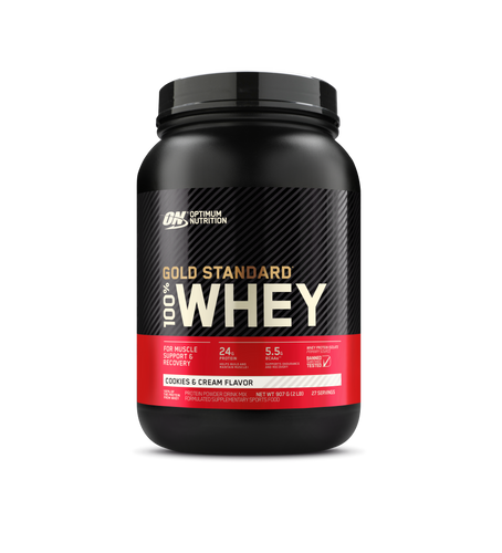 Optimum Nutrition Gold Standard 100% Whey Cookies & Cream 907g