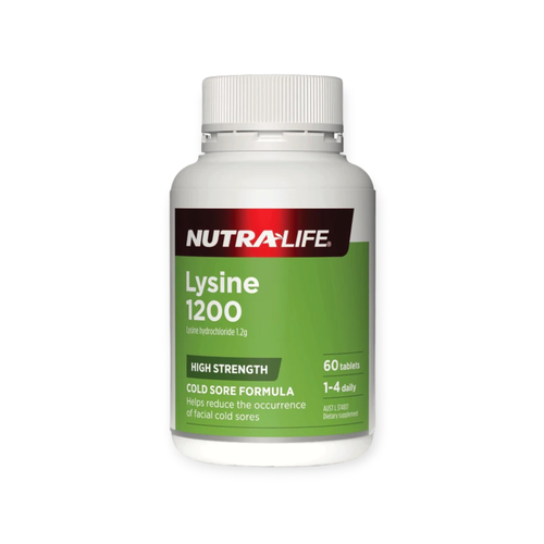 Nutralife L-Lysine 1200mg 60 tablets