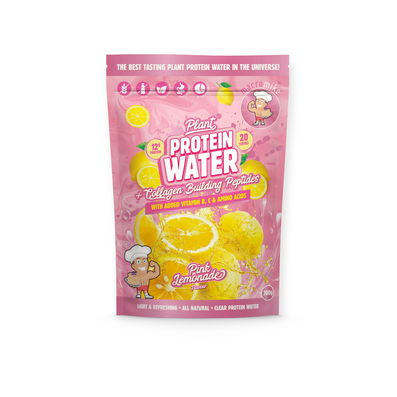 Load image into Gallery viewer, Macro Mike Plant protein Water Pink Lemonade 300g
