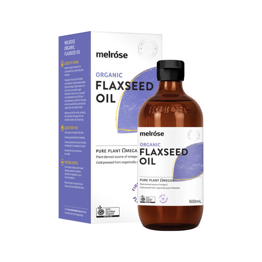Melrose Flaxseed Oil Certified Organic 500ml