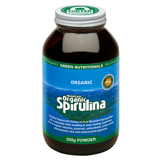 Microrganics Green Nutritionals Mountain Organic Spirulina Powder 250g