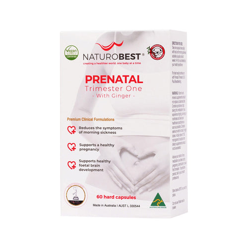 Naturobest Prenatal Trimester One with Ginger 60 capsules