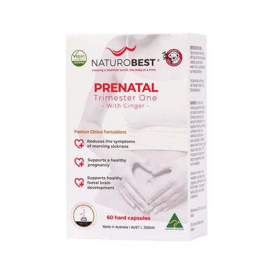 Naturobest Prenatal Trimester One with Ginger 60 capsules