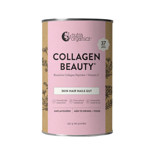 Nutra Organics Collagen Beauty Skin Hair Nails 450g Powder