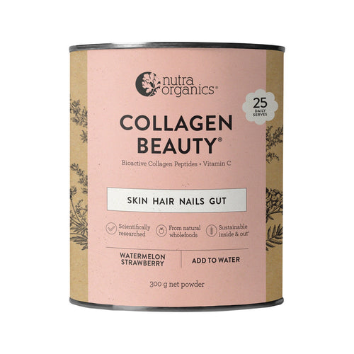 Nutra Organics Collagen Beauty Skin Hair Nails Waterberry 300g