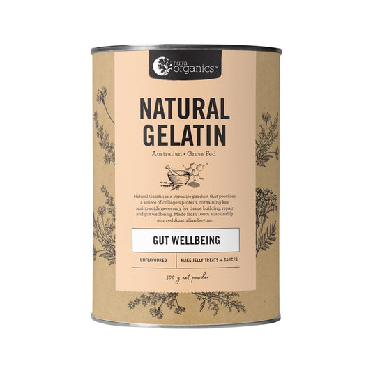 Nutra Organics Natural Gelatin Gut Wellbeing 500g