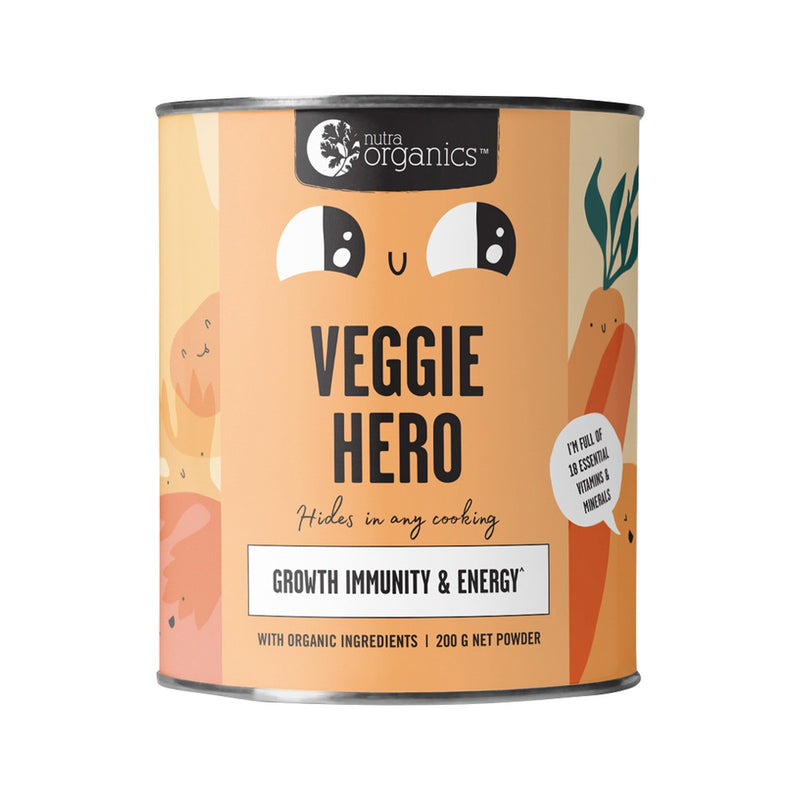 Load image into Gallery viewer, Nutra Organics Veggie Hero (Growth Immunity &amp; Energy) 200g
