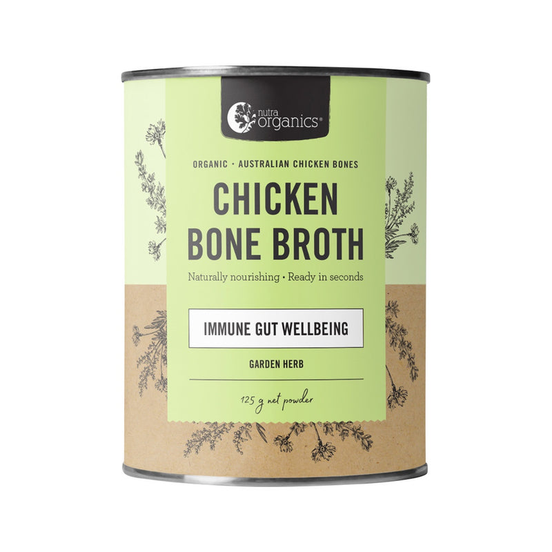 Load image into Gallery viewer, Nutra Organics Chicken Bone Broth Organic Powder 125g
