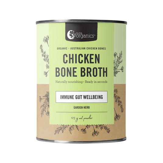 Nutra Organics Chicken Bone Broth Organic Powder 125g