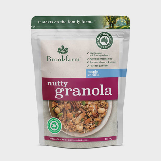 Brookfarm Nutty Granola - Maple Vanilla 1kg