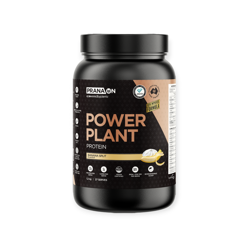 Load image into Gallery viewer, Prana Power Plant Protein Banana Split 1.2kg
